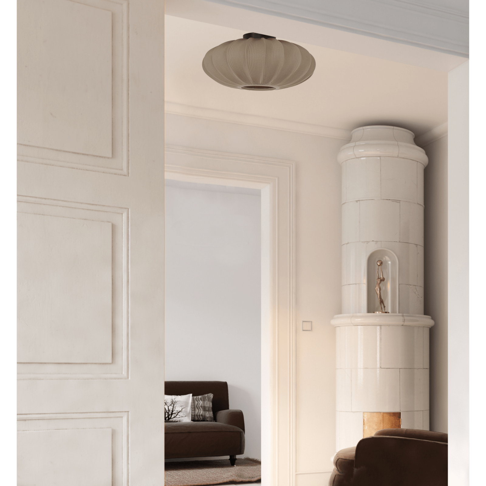Aneta Lighting MAMSELL plafond 45cm, varmgrå - Azalea Home