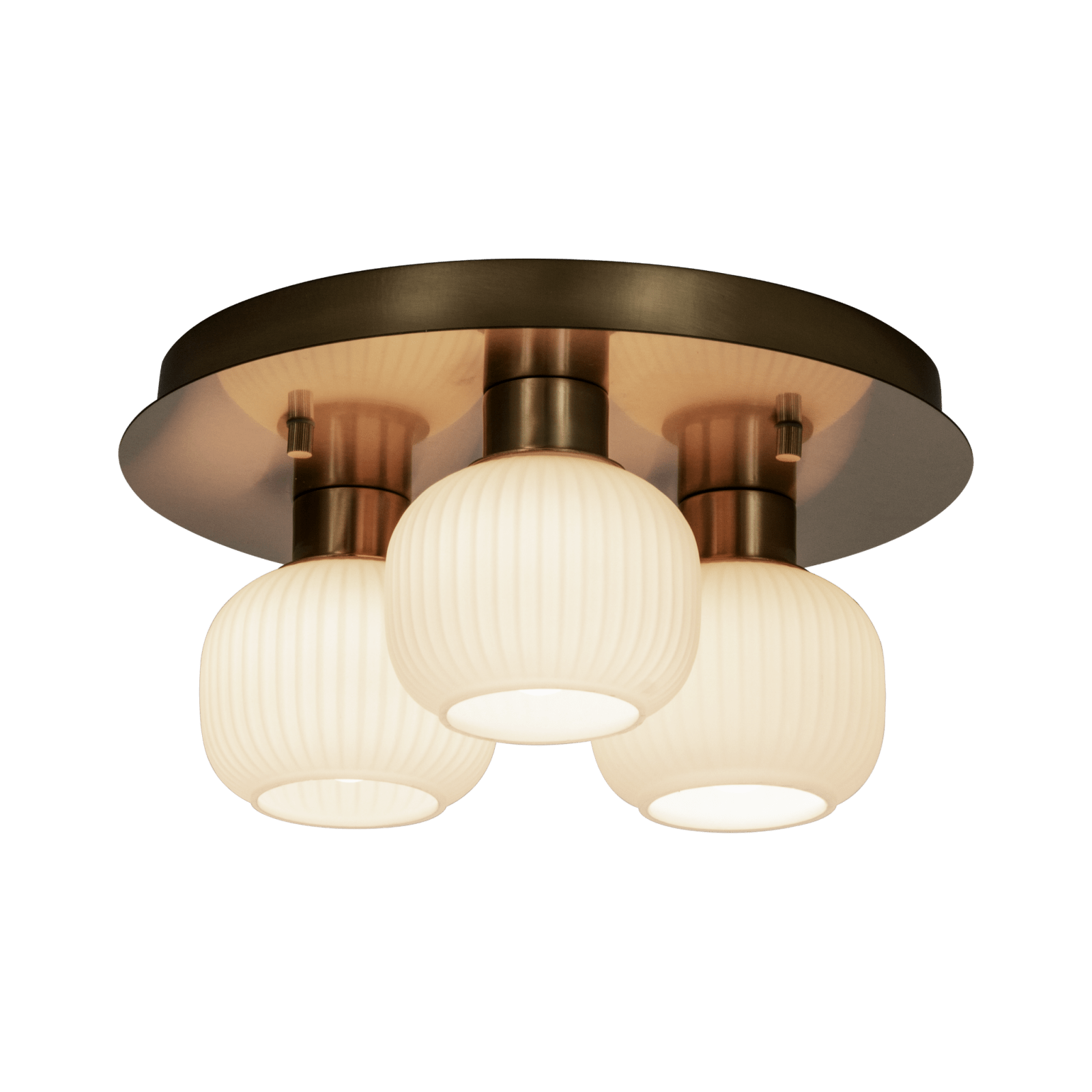 Aneta Lighting MESSINA plafond bad, matt mässing - Azalea Home