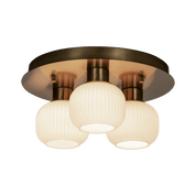 Aneta Lighting MESSINA plafond bad, matt mässing - Azalea Home