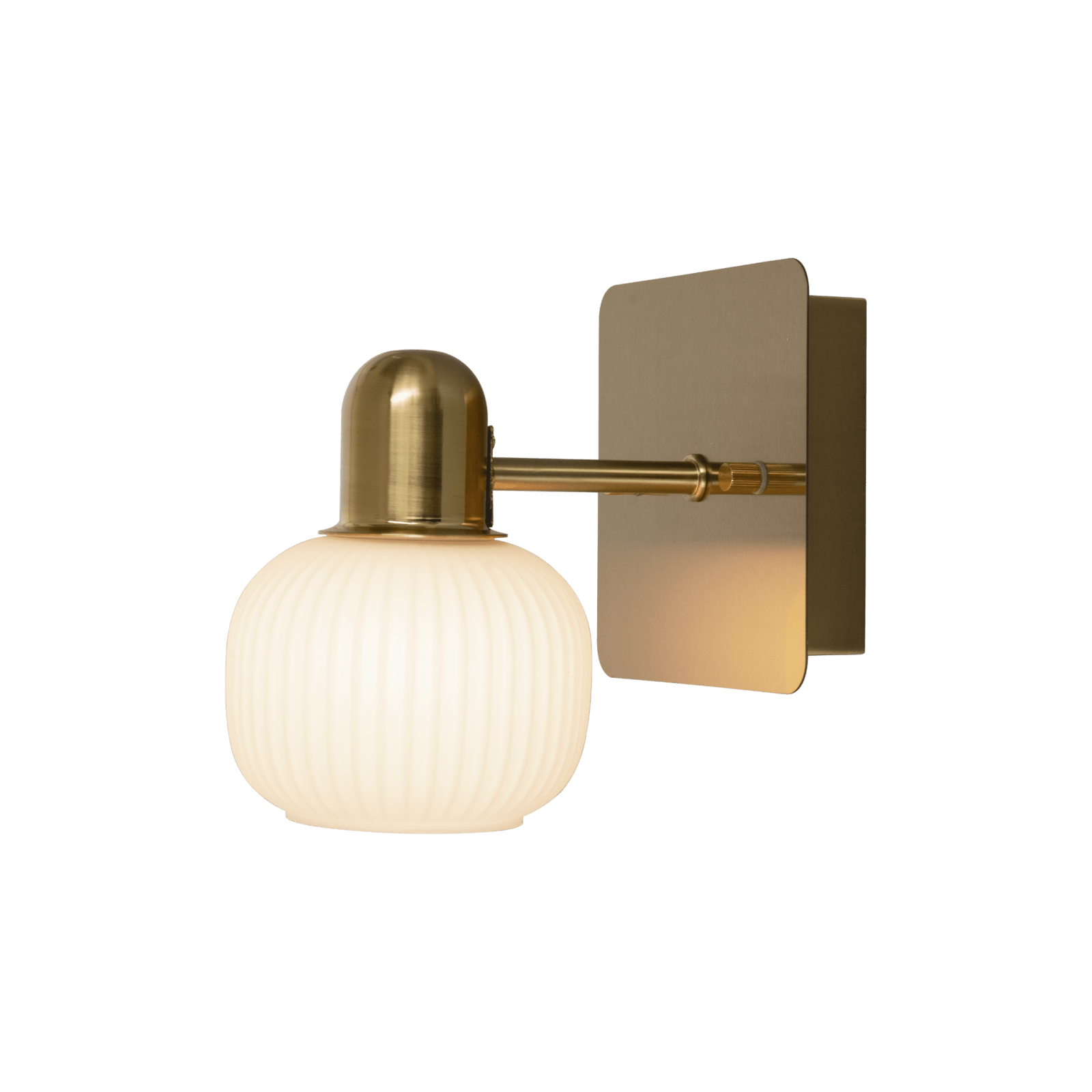 Aneta Lighting MESSINA vägglampa bad 1:a, matt mässing - Azalea Home