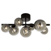 Aneta Lighting MOLEKYL plafond, svart/rök - Azalea Home