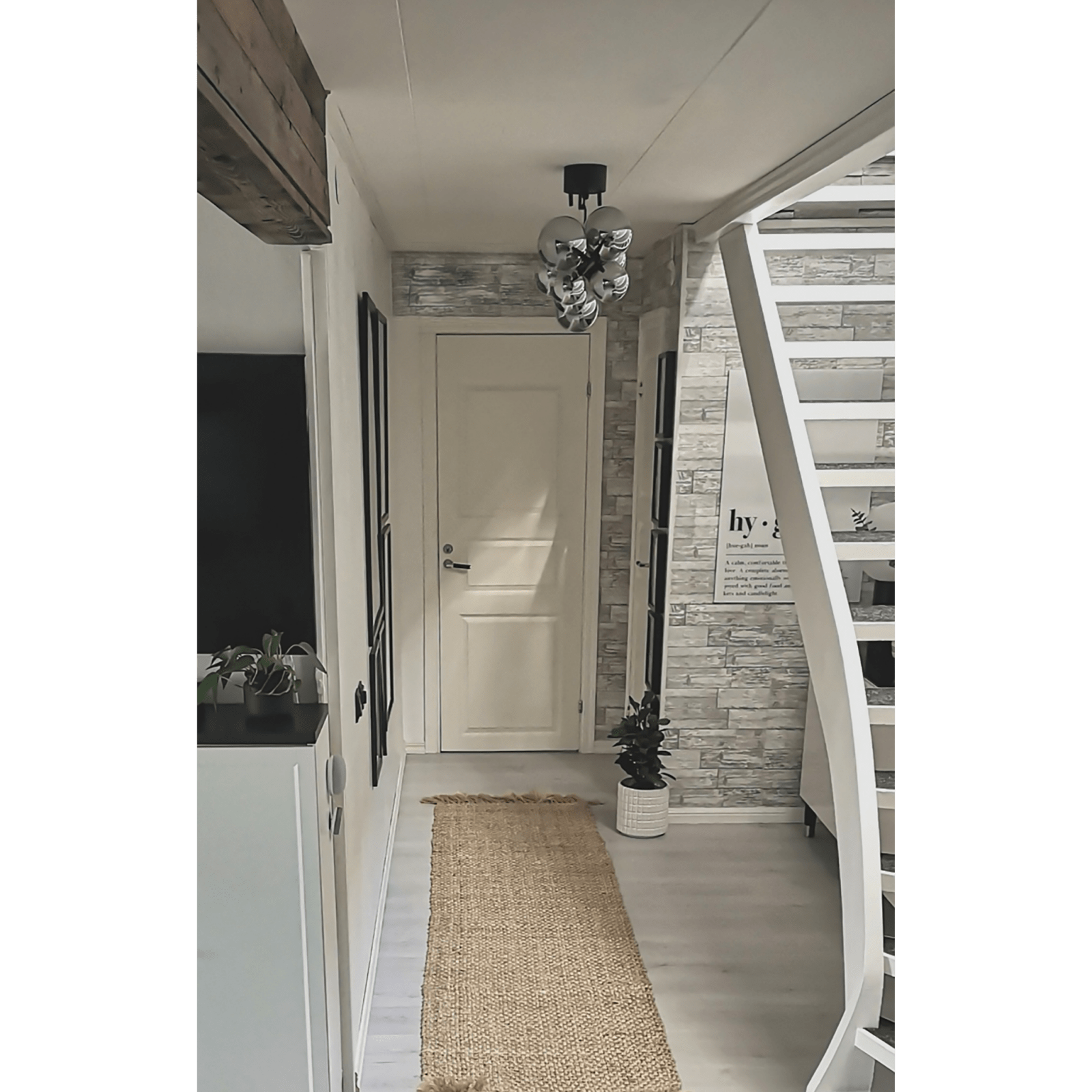 Aneta Lighting MOLEKYL plafond, svart/rök - Azalea Home