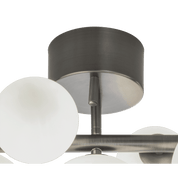 Aneta Lighting MOLEKYL plafond, tenn/vit - Azalea Home
