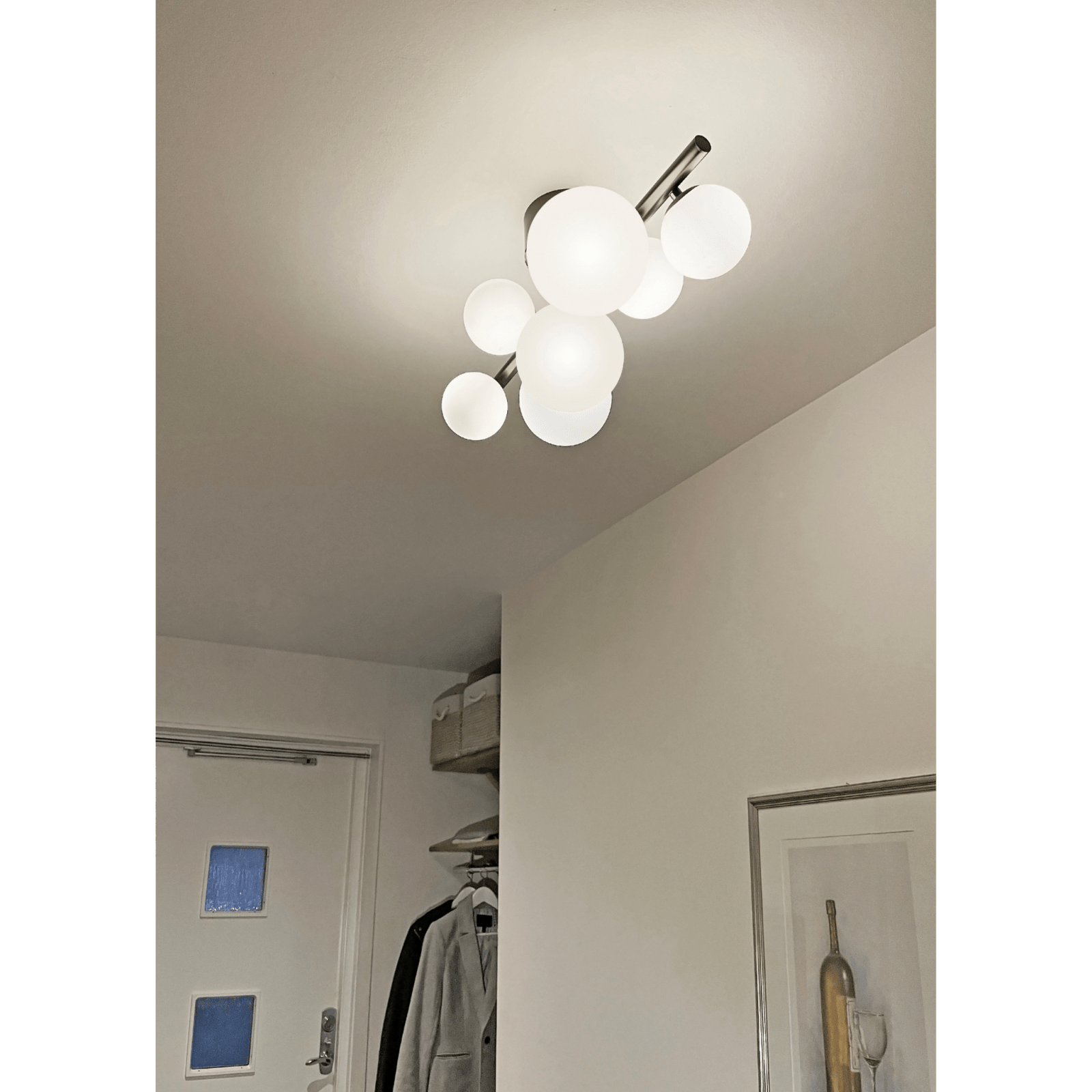 Aneta Lighting MOLEKYL plafond, tenn/vit - Azalea Home