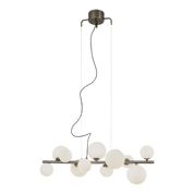 Aneta Lighting MOLEKYL taklampa L85, tenn/opalvit - Azalea Home