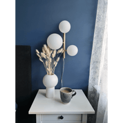 Aneta Lighting MOLEKYL vägglampa, matt mässing/vit - Azalea Home