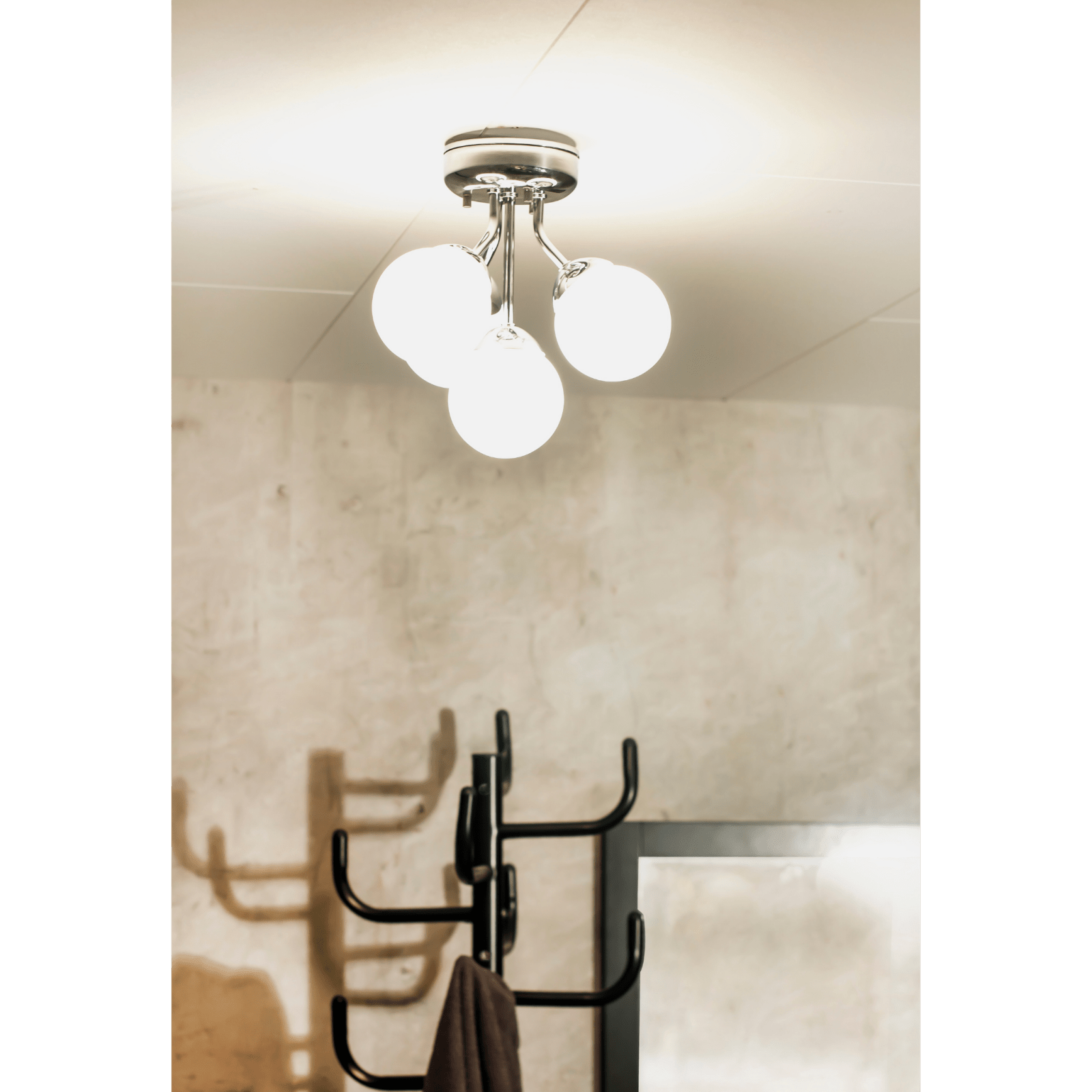 Aneta Lighting NICOSIA plafond bad 4:a, krom - Azalea Home