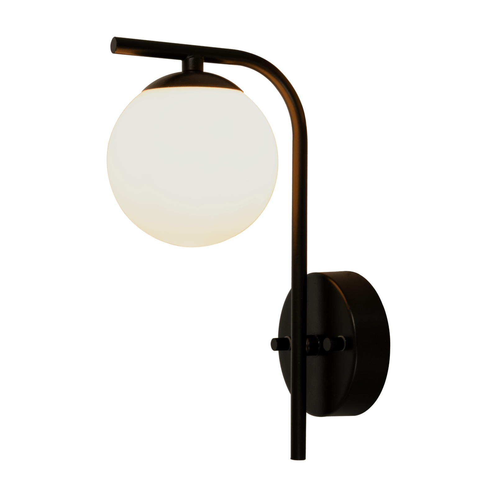 Aneta Lighting NICOSIA vägglampa bad, svart - Azalea Home