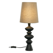 Aneta Lighting NINA bordslampa, svart/brun - Azalea Home