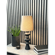 Aneta Lighting NINA bordslampa, svart/brun - Azalea Home