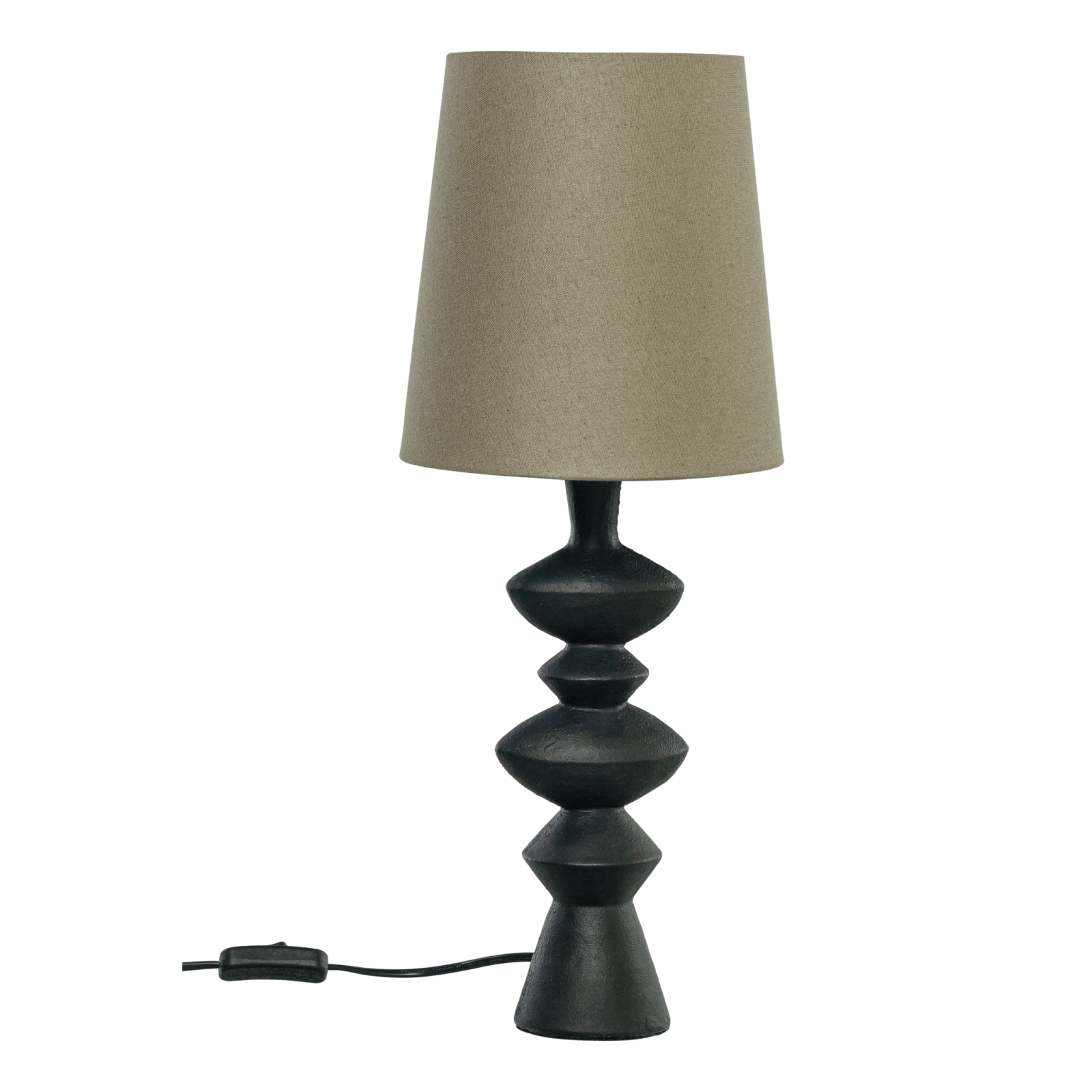 Aneta Lighting NINA bordslampa, svart/brun - Azalea Home