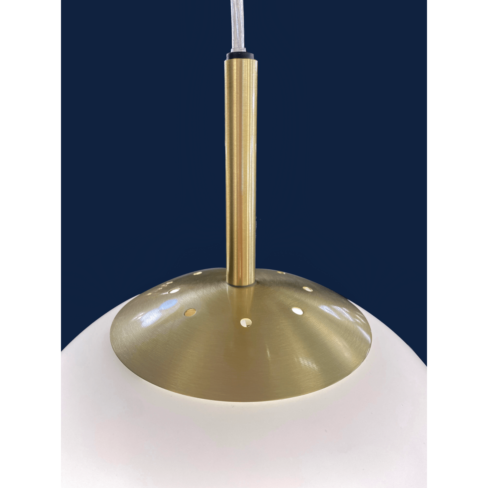 Aneta Lighting OPAL taklampa, Ø30, matt mässing - Azalea Home