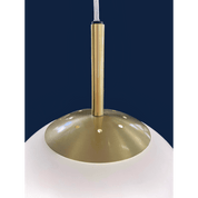 Aneta Lighting OPAL taklampa, Ø30, matt mässing - Azalea Home