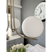 Aneta Lighting ORFEUS taklampa, matt mässing - Azalea Home