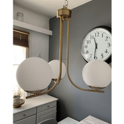 Aneta Lighting ORFEUS taklampa, matt mässing - Azalea Home