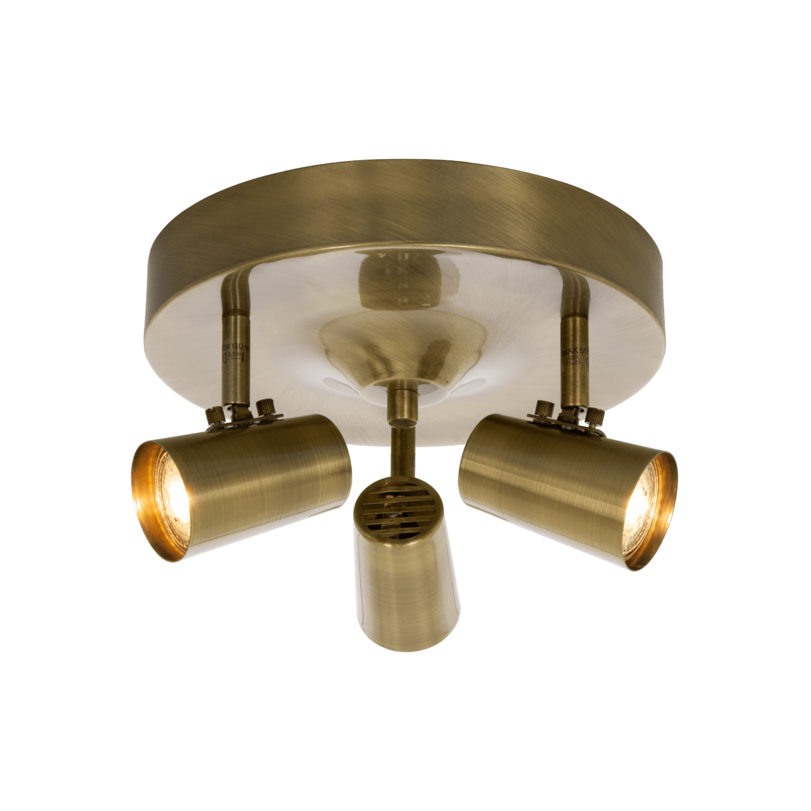Aneta Lighting PILOT takspot, 3rund antik - Azalea Home