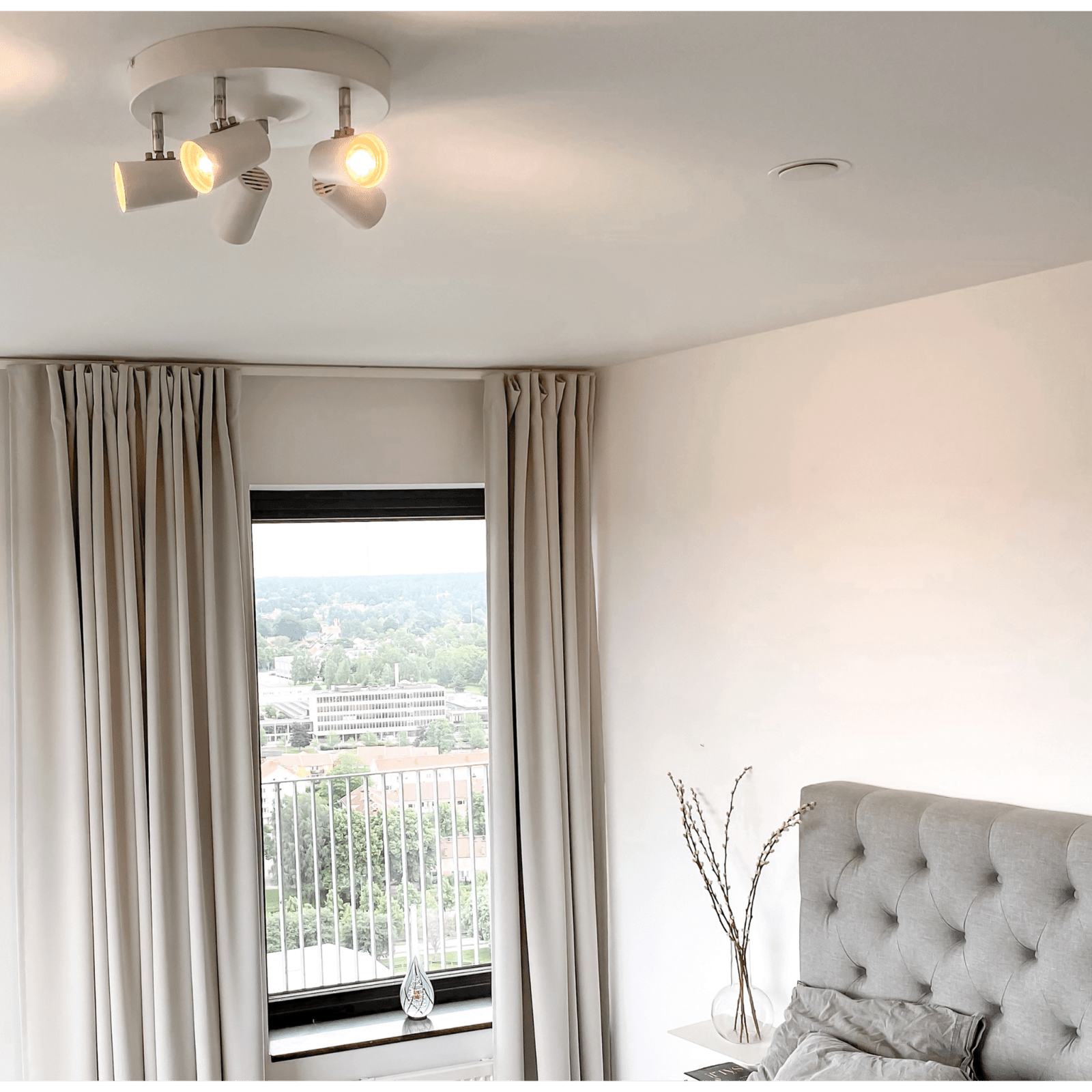 Aneta Lighting PILOT takspot, rund 5:a vit - Azalea Home