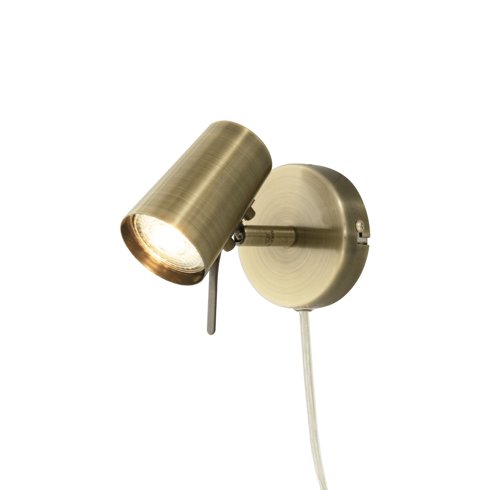 Aneta Lighting PILOT väggspot, antik - Azalea Home