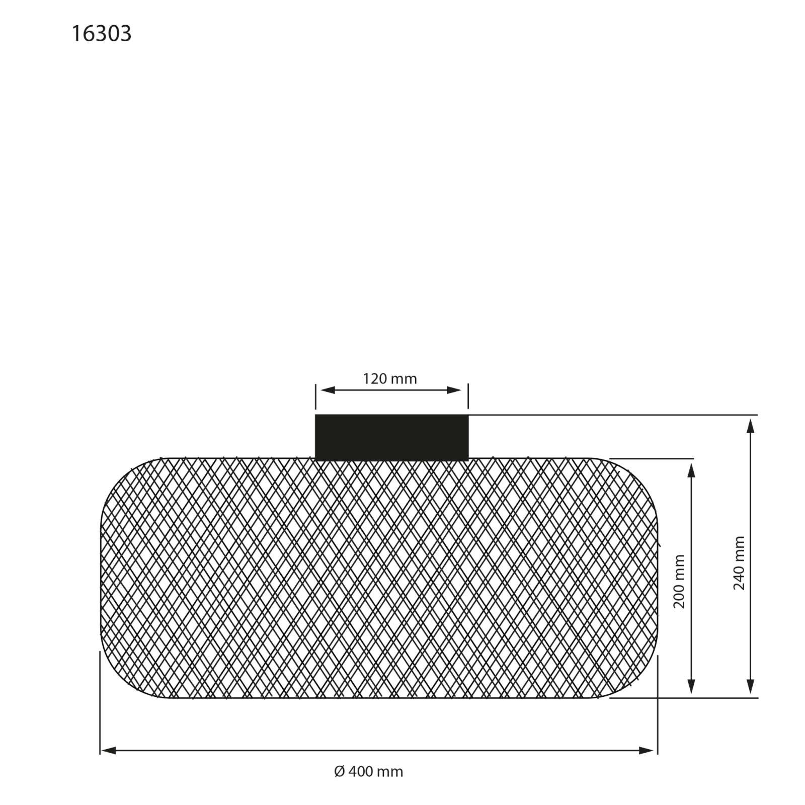 Aneta Lighting SAVANNA plafond, brun - Azalea Home