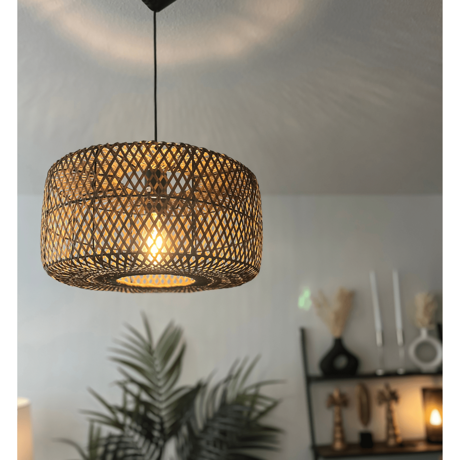 Aneta Lighting SAVANNA taklampa Ø40, brun - Azalea Home