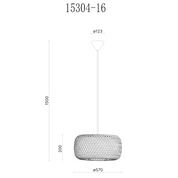 Aneta Lighting SAVANNA taklampa Ø57, brun - Azalea Home