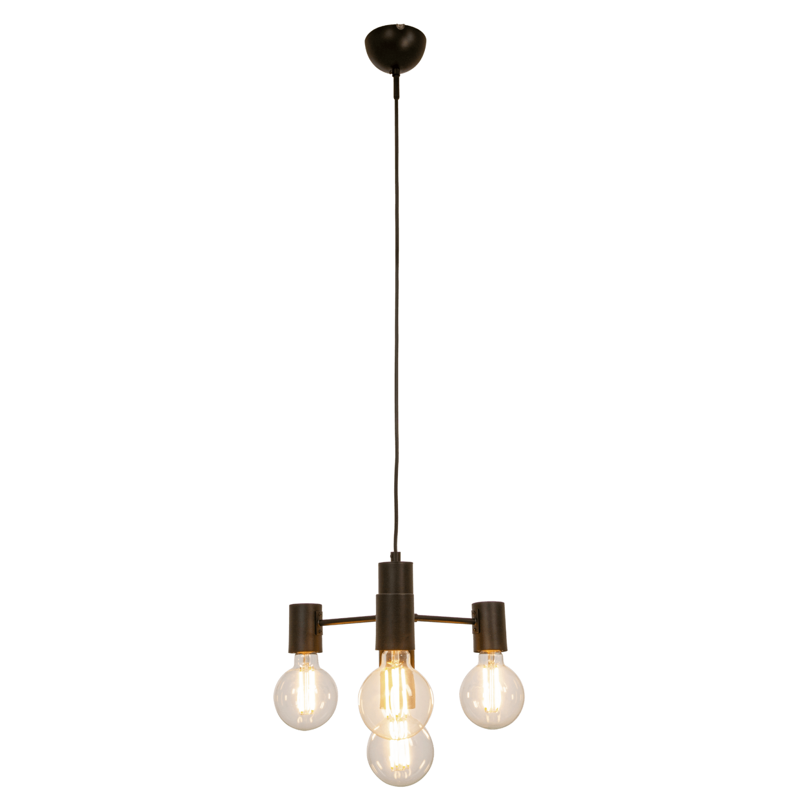 Aneta Lighting STRICT taklampa 4.a, svart - Azalea Home