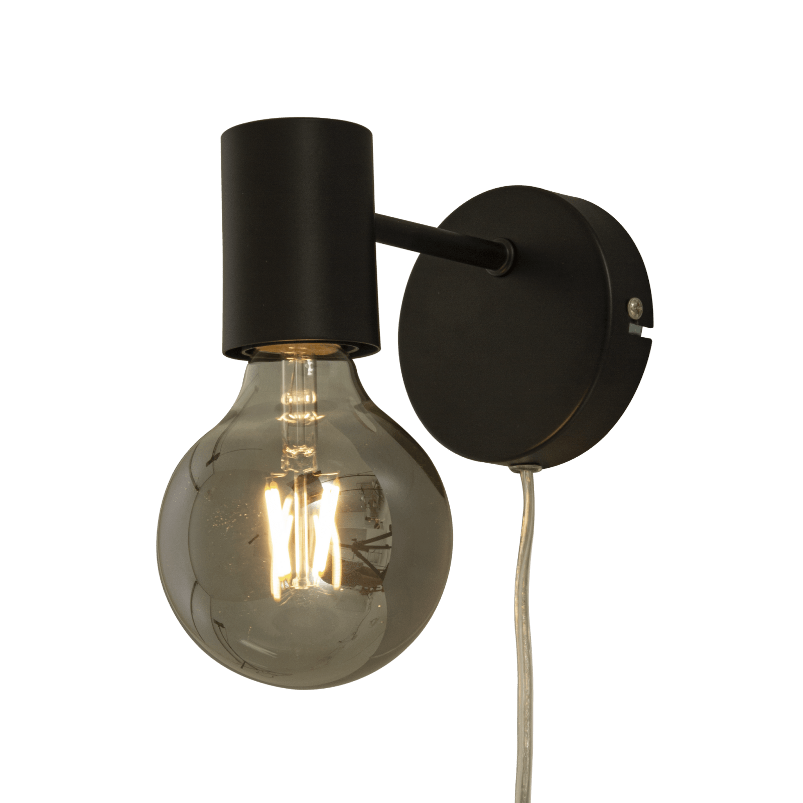 Aneta Lighting STRICT vägglampa, svart - Azalea Home