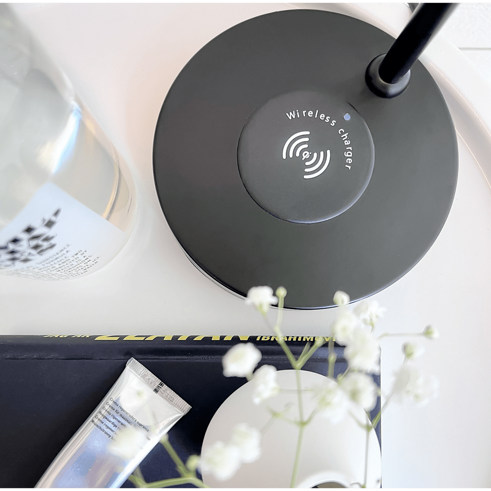 Aneta Lighting TABELA bordlampa, svart - Azalea Home