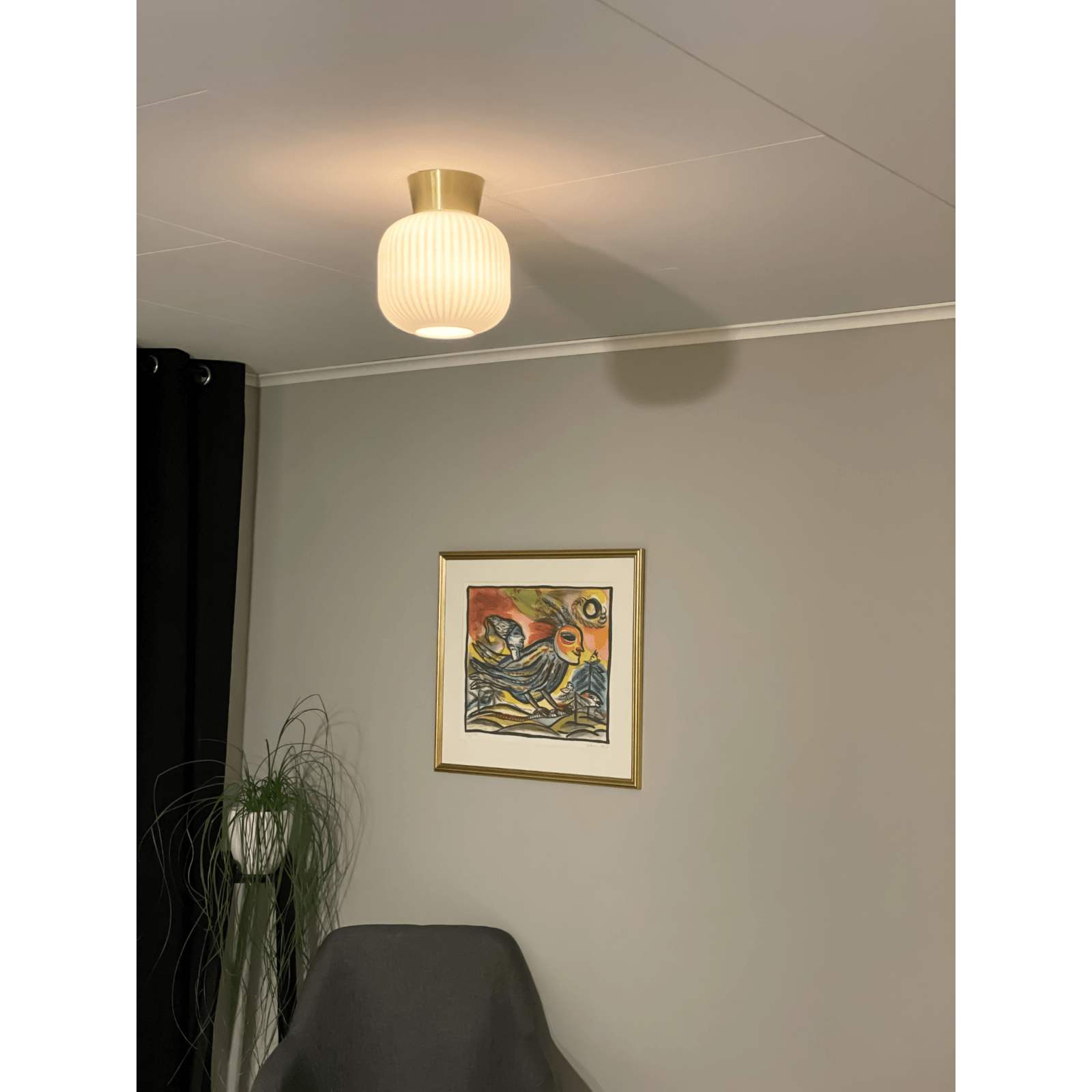 Aneta Lighting VANJA plafond, mässing - Azalea Home