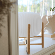 Aneta Lighting VINDA bordlampa, stor vit - Azalea Home