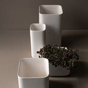 CUBE Kruka Large H25cm, Vit