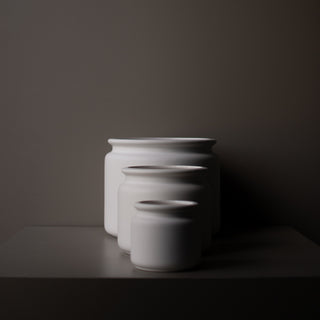 PURE Kruka Medium H20cm, Vit