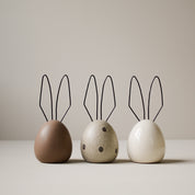 HARE Dekoration, beige dot