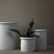 KRUSET Kruka Small H16,5cm, matte white