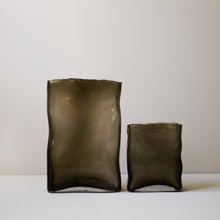 MEADOW Vas Large H30cm, Brun