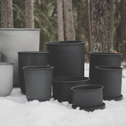 OUT STRIPE Kruka 3-Pack, Svart