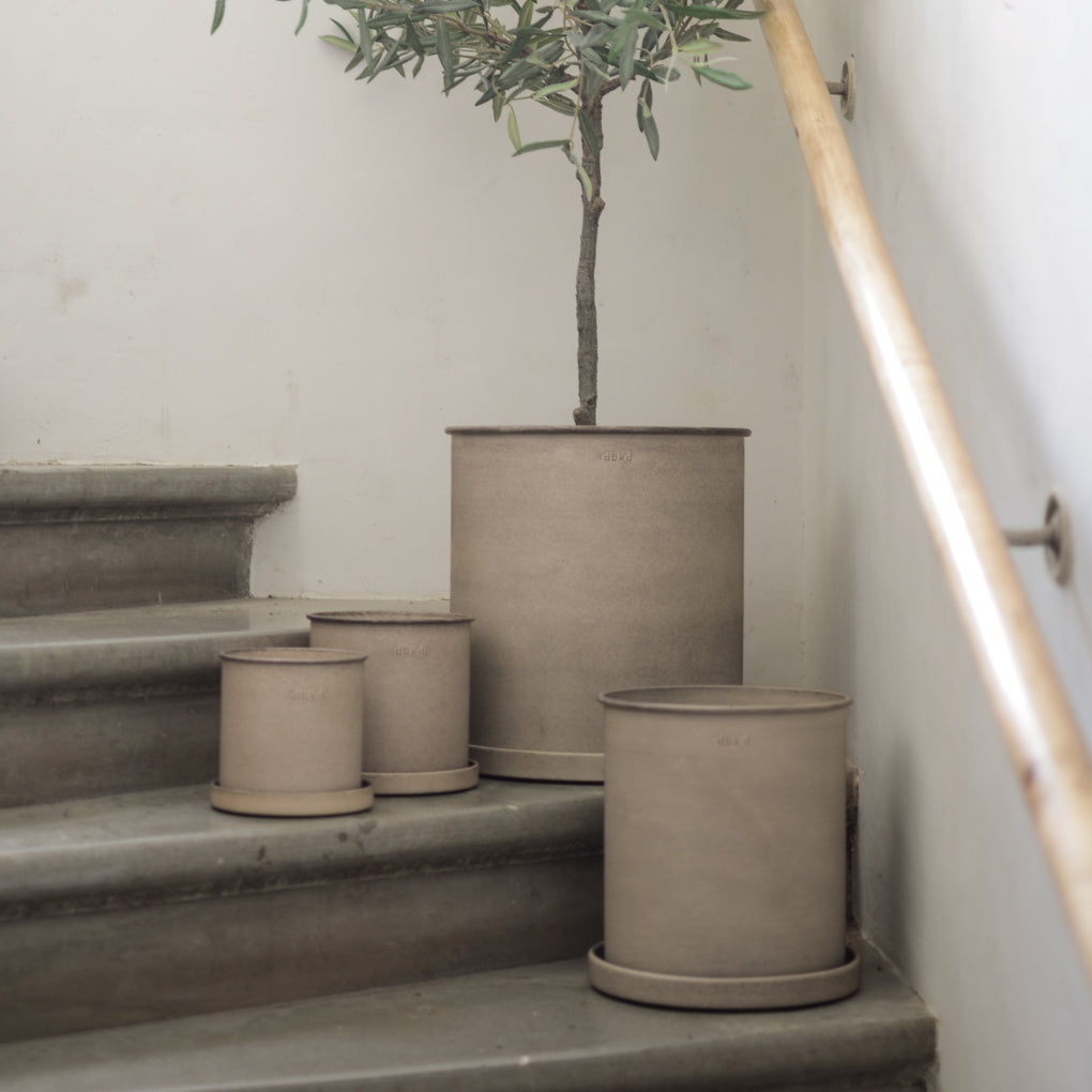 PLANT POT Kruka small 2-Pack, beige