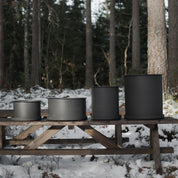 PLANT POT Kruka large 2-pack, svart