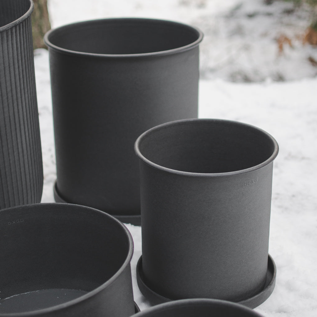 PLANT POT Kruka large 2-pack, svart