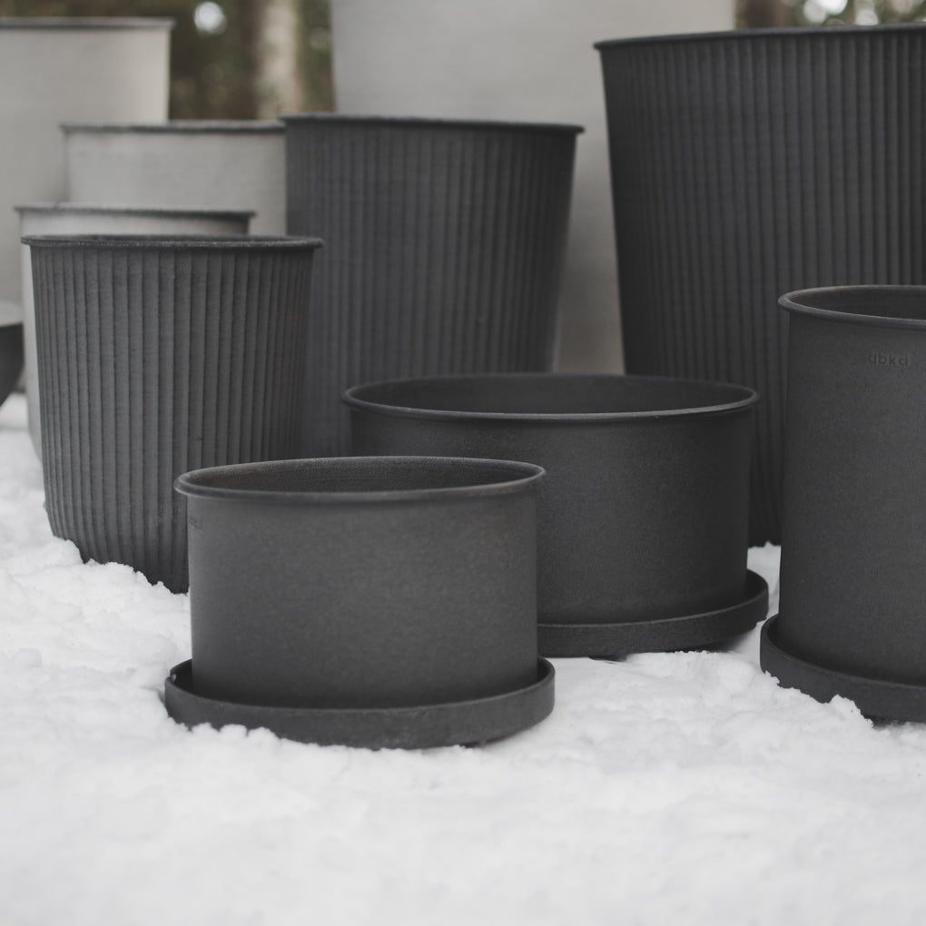 PLANT BOWL Kruka 2-Pack, Svart