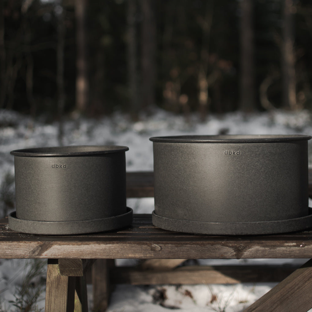 PLANT BOWL Kruka 2-Pack, Svart