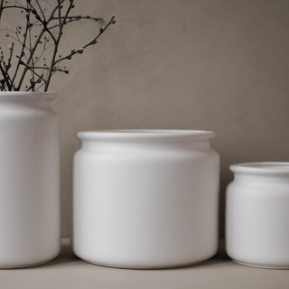 PURE Kruka Medium H20cm, Vit