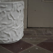 SWOON Kruka Ø31, shiny white