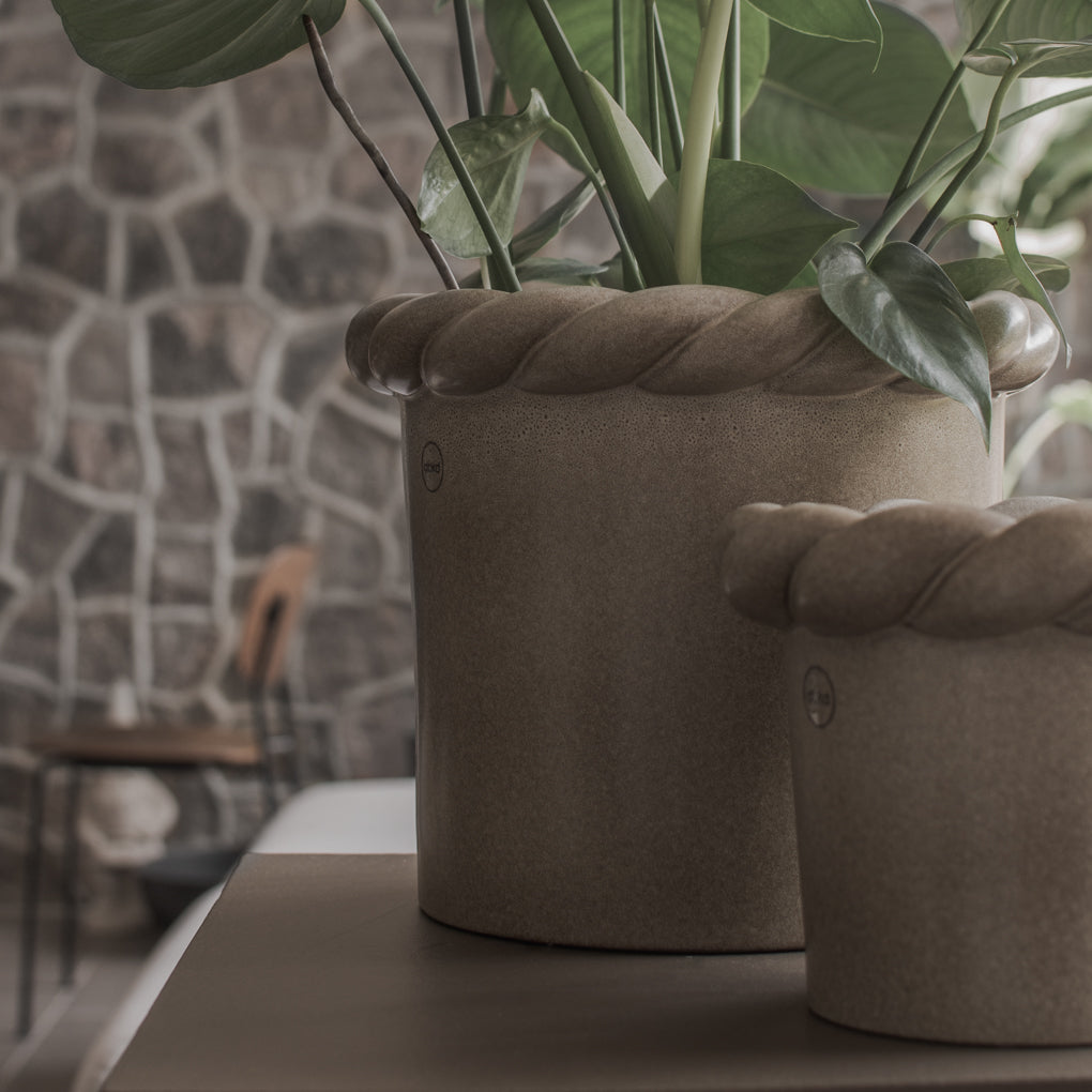 TWINE Kruka Ø22, beige