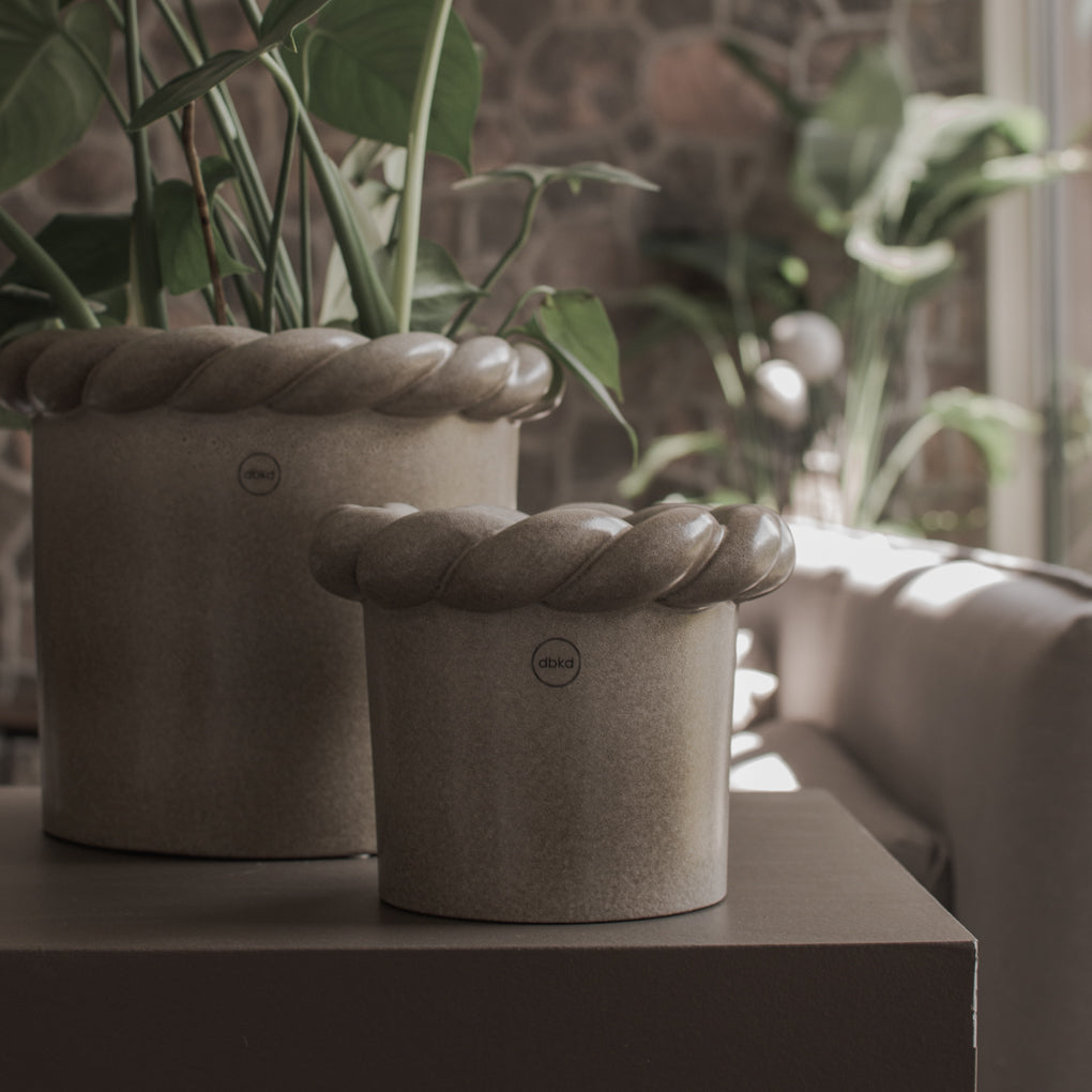 TWINE Kruka Ø14, beige