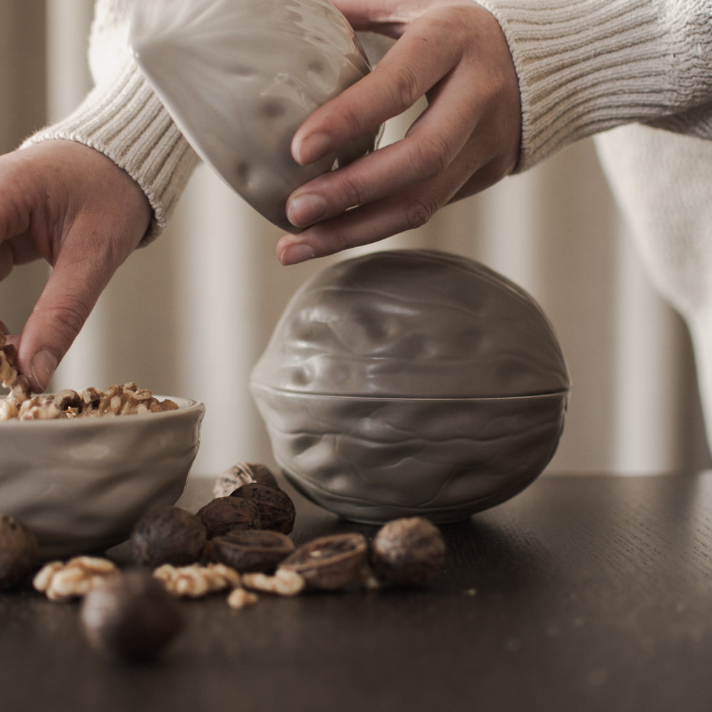WALNUT Skål Juldekoration, dust