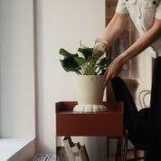 FLORA Kruka Small Ø19, Creme