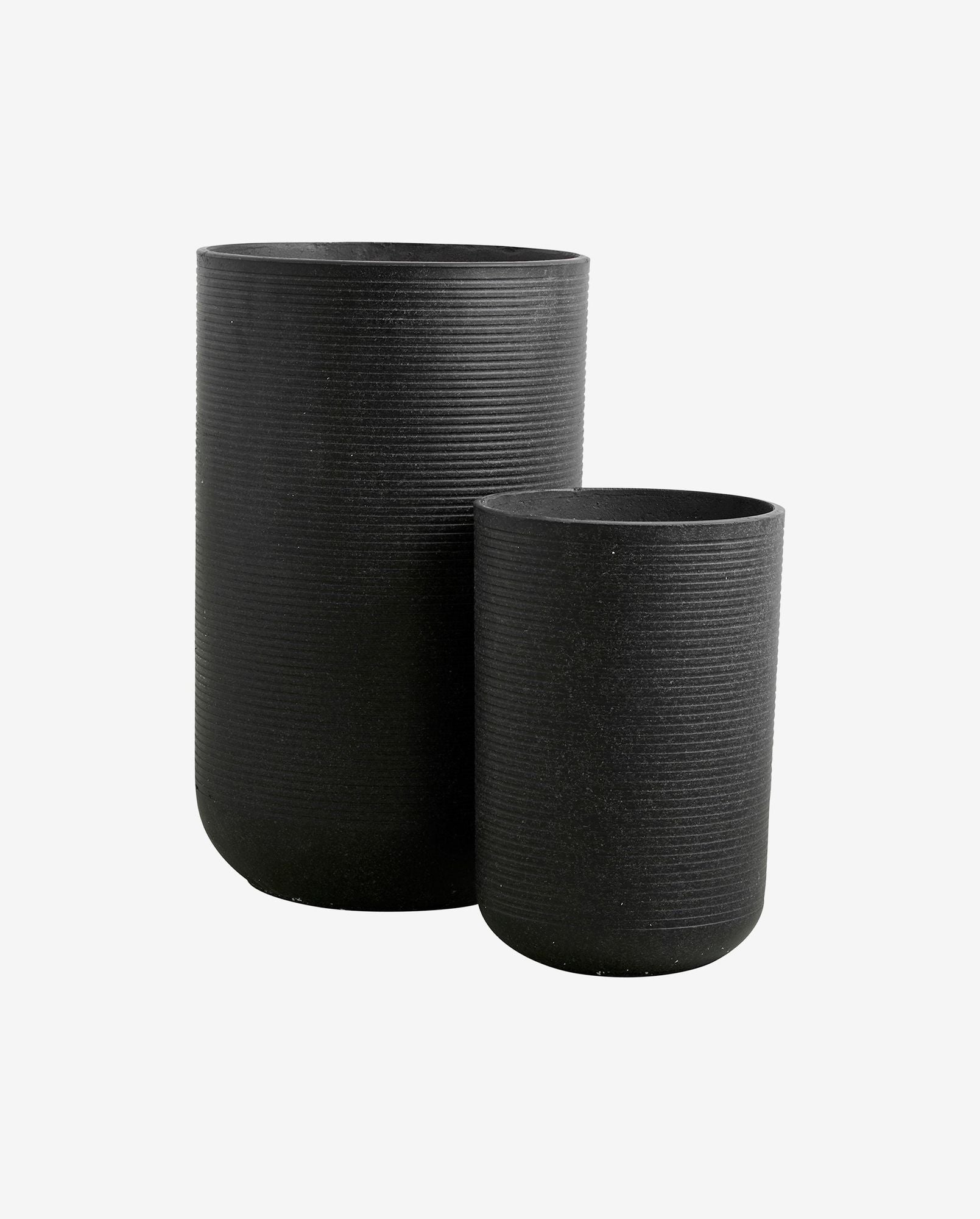 GRANITO Krukor 2-Pack, Svart