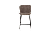 Modesto Barstol Bouclé, Brun 2-Pack