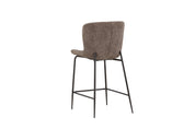 Modesto Barstol Bouclé, Brun 2-Pack
